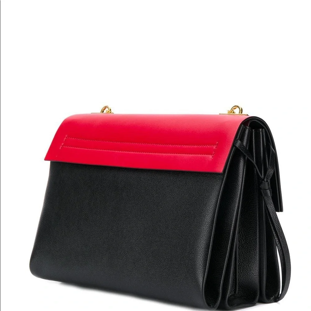 ❤️❤️ Valentino Garavani VRING medium shoulder bag red/black ❤️❤️like new